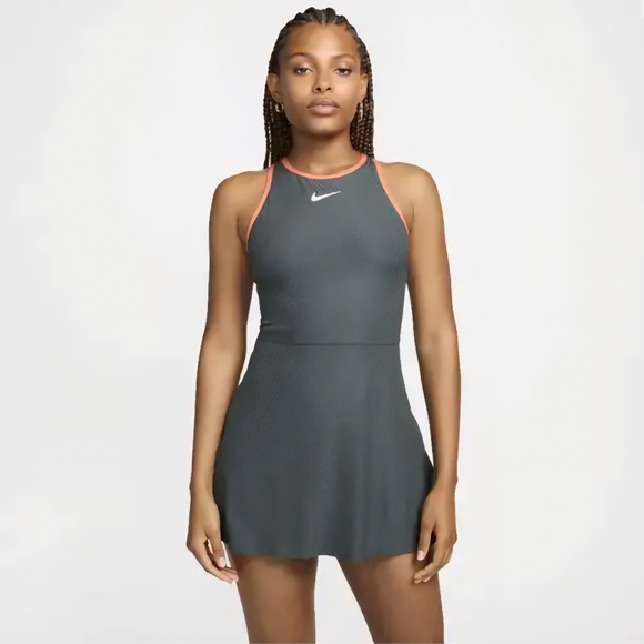 Nike Dresses & Skirts - Nike Slam mesh-paneled Dri-FIT Tennis Dress Women Size Medium-tall